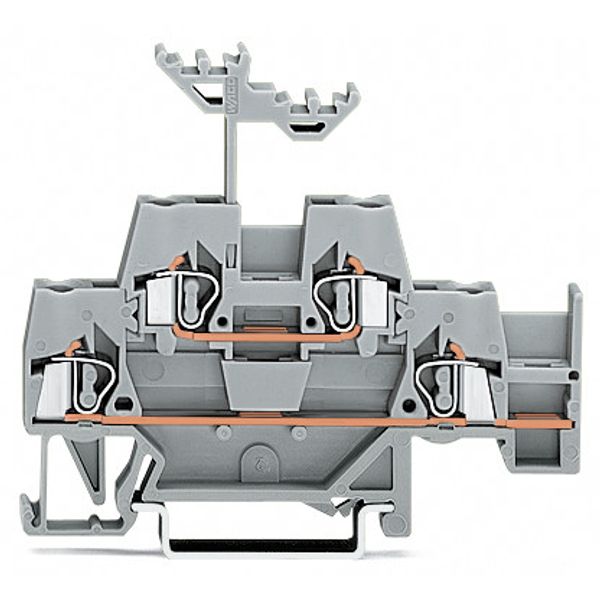 Double-deck terminal block Through/through terminal block with additio image 2