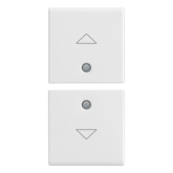 2 half buttons 1M arrows symbol white image 1