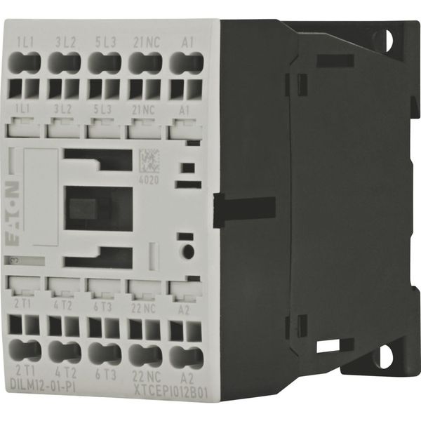 Contactor, 3 pole, 380 V 400 V 5.5 kW, 1 NC, 24 V DC, DC operation, Push in terminals image 7