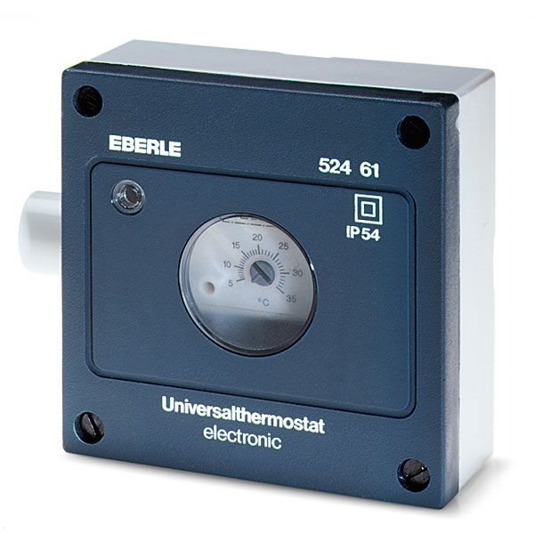 Humidity room controller, -15...15C with internal scale, lamp heating, AC 230V, 1 changeover contact, 10A image 1