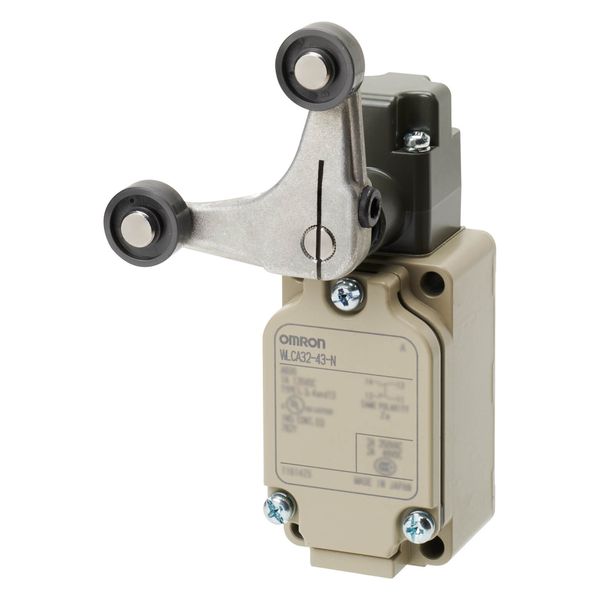 Limit switch, fork lever lock, LED indicator, DPDB, 10 A, pre-wired co image 2