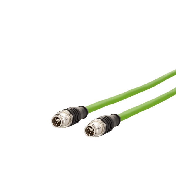 M12 Industrial Ethernet cable, X-coded, 10.0 m, M12 plug straight - M1 image 3