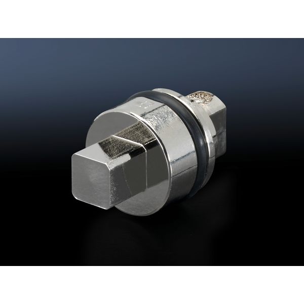 SZ Lock insert, version A, Die-cast zinc, 7 mm square, L: 27 mm image 2