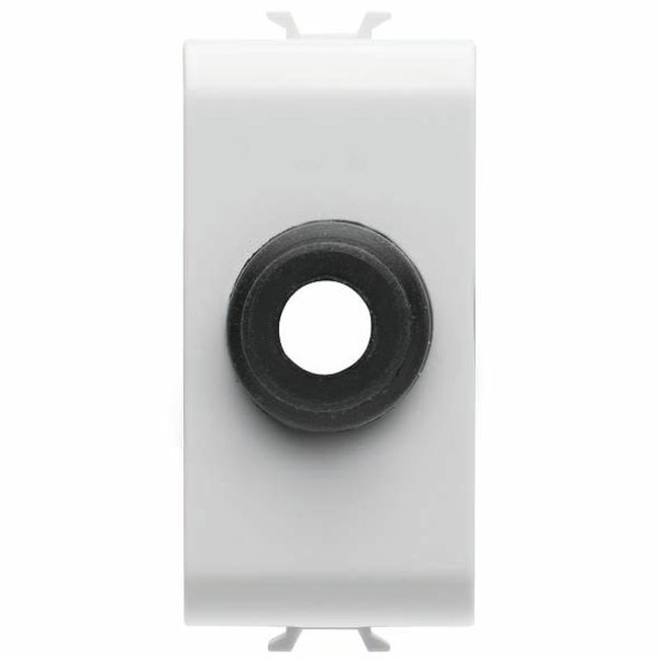 CABLE OUTLET - 1 MODULE - GLOSSY WHITE - CHORUSMART image 2