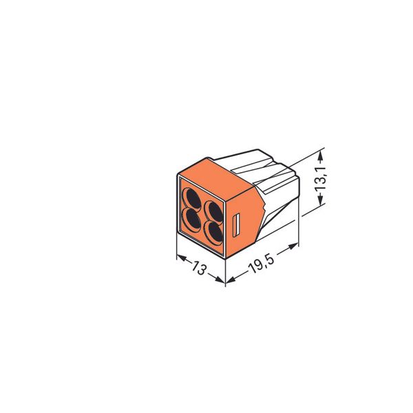 PUSH WIRE® connector for junction boxes;for solid and stranded conduct image 2