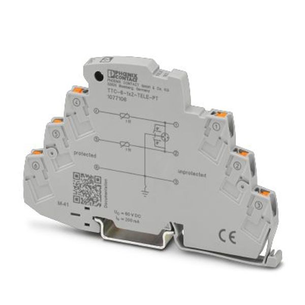 TTC-6-1X2-TELE-PT - Surge protection device image 2