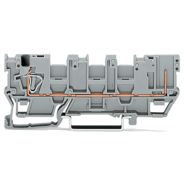 1-conductor/1-pin disconnect carrier terminal block for DIN-rail 35 x image 2