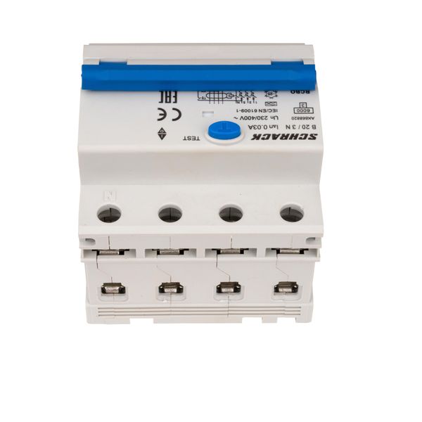 Combined MCB/RCD (RCBO) 3+N, AMPARO 6kA, B 20A, 30mA, Typ A image 6