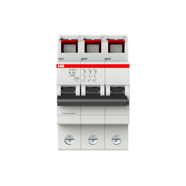 S203S-B10 Miniature Circuit Breaker - 3P - B - 10 A image 4