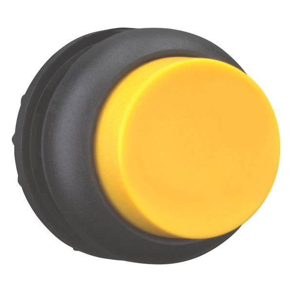 Pushbutton, RMQ-Titan, Extended, momentary, yellow, Blank, Bezel: black image 12