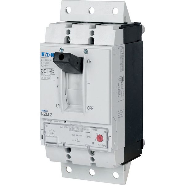 Circuit-breaker, 3p, 160A, plug-in module image 3