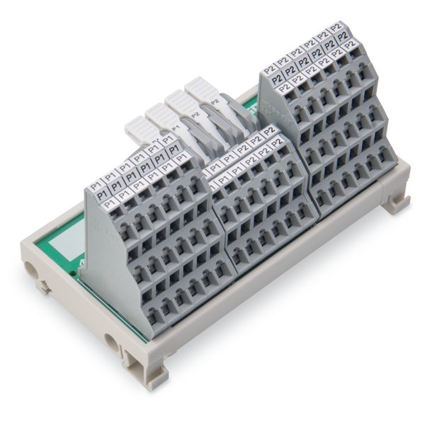 830-800/000-318 Potential distribution module; 2 potentials; with 2 input clamping points each image 3