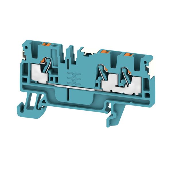 Feed-through terminal block, PUSH IN, 2.5 mm², 800 V, 24 A, Number of  image 1