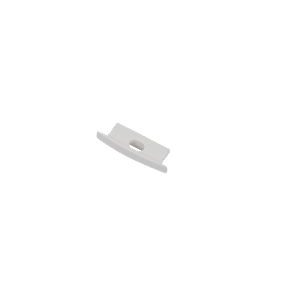 End Cap with hole for Recessed Profile 30x9mm IP20 White image 2