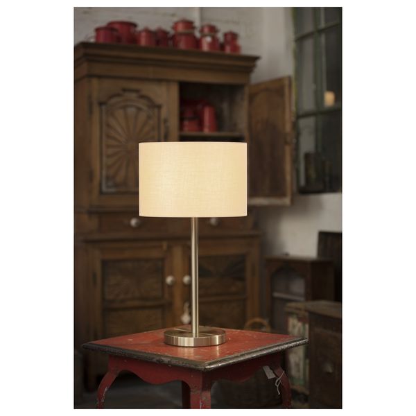 FENDA table lamp base brushed metal, without shade image 3