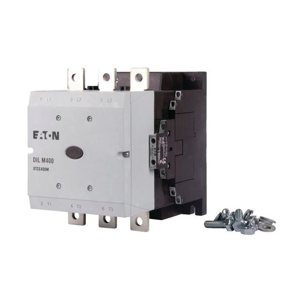 Contactor, 380 V 400 V 212 kW, 2 N/O, 2 NC, RDC 48: 24 - 48 V DC, DC operation, Screw connection image 9