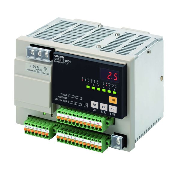 Power supply, 240W, 24VDC, 100 to 240 input voltage, 10A current,  6 b image 2