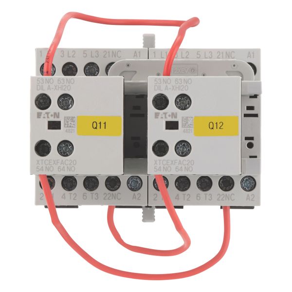 Reversing contactor combination, 380 V 400 V: 3 kW, 230 V 50 Hz, 240 V 60 Hz, AC operation image 5