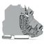 Double-deck terminal block gray separator L gray thumbnail 2