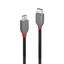 2m USB 2.0  Type C to Micro-B Cable, Anthra Line USB Type C Male to Micro-B Male thumbnail 1