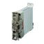 Solid state relay, 1 phase, 25A 100-240 VAC, with heat sink, DIN rail thumbnail 2