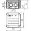 T 40 M20 SW Junction box with M20 entries 90x90x52 thumbnail 2