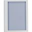 Surface mounted steel sheet door white, transparent, for 24MU per row, 3 rows thumbnail 3
