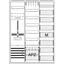 DA37GD Meter board, Field width: 3, Rows: 57, 1100 mm x 800 mm x 215 mm, Isolated (Class II), IP31 thumbnail 17