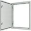 3-component flush-mounted door frame with door, double-bit lock, IP54, HxW = 1260 x 1000 mm, white thumbnail 3