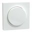 Central plate with rotary knob, lotus white, System Design thumbnail 2