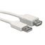 USB 2.0 A-A Extensioncable, A male - A female, Grey, 3m thumbnail 1