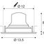 NUMINOS M DL 17,5W 1550lm 2700K 40ø 500mA LED white/chrom thumbnail 2