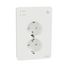 Exxact - double socket-outlet, USB type A + C, 16A 15W - white thumbnail 3