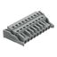 1-conductor female connector CAGE CLAMP® 2.5 mm² gray thumbnail 1