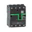 Circuit breaker, ComPacT NSXm 100F, 36kA/415VAC, 4 poles 3D (neutral not protected), TMD trip unit 25A, EverLink lugs thumbnail 2