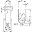 2056 M 16 FT Clamp clip with metal pressure sump 12-16mm thumbnail 2