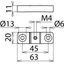 Busbar support for insulated fixing of anchor bars thumbnail 2