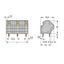 PCB terminal block 4 mm² Pin spacing 12.5 mm gray thumbnail 3