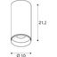 NUMINOS L CL 28W 2715lm 4000K 60ø 230V LED IP20 white thumbnail 2