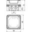 X02 G M20 LGR Junction box with 3xV-TEC VM and 3x116 95x95x72 thumbnail 2