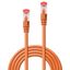 1.5m Cat.6 S/FTP Network Cable, Orange RJ45, M/M, 250MHz, Copper, 27AWG thumbnail 2