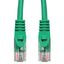 Patchcord RJ45 unshielded, Cat.6, PVC, green, 1.0m thumbnail 1