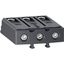 Terminal block, TeSys Deca, Everlink BTR screw connectors, 3P, for contactors LC1D40A-D80A thumbnail 2