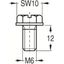 ACC811483 SCREWS M6 WITH FLANGE (100) thumbnail 1