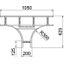 LT 1120 R3 FT T piece for cable ladder 110x200 thumbnail 2