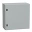 Spacial CRN plain door with mount.plate. H600xW600xD300 IP66 IK10 RAL7035.. thumbnail 1