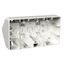 ***Exxact surface corner  2-g IP21 white thumbnail 1