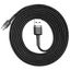 Cable USB A plug - micro USB plug 2.0m QC3.0 Cafule grey+black BASEUS thumbnail 1