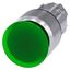 Illuminated mushroom pushbutton, 22 mm, round, metal, shiny, green, 30  3SU1051-1AA40-0AA0-Z Y11 thumbnail 2