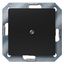 DELTA i-system soft black blanking plate, 55x 55 mm thumbnail 2